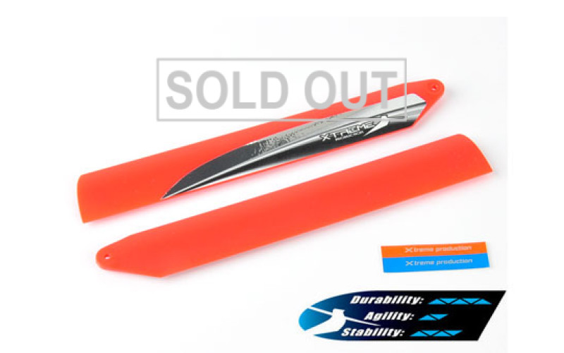 Xtreme Tough Main Blade (Red) - Blade 130X